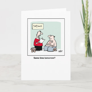 Carte Le tatouage de retraite