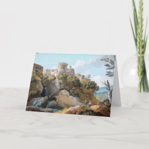 Carte Le temple de Vesta   Giovanni Battista Busiri