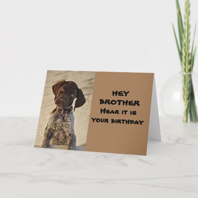 CARTE LE TEMPS DE "VOUS CÉLÉBRER" ANNIVERSAIRE FRÈRE (Devant)