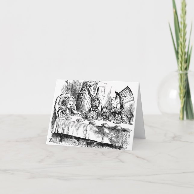 Carte Le thé du chapelier fou (Devant)