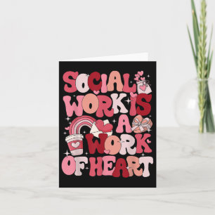 Carte Le travail social est un travail de coeur Saint-Va