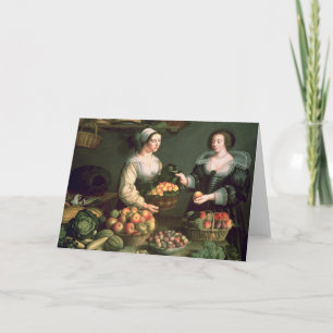 Carte Le vendeur de fruits et légumes