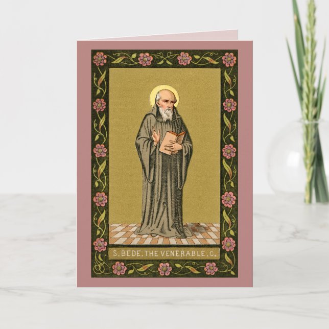 Carte Le vénérable Bède prêchant (P 008) (Devant)