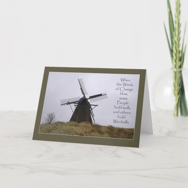 Carte Le vent du changement (Devant)