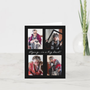 Carte Le vieillissement humoristique est une grande cart