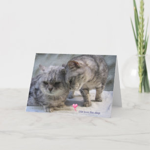 Carte le vieux amour est profond.....carte de voeux de c