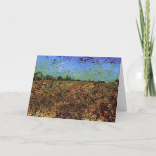 Carte Le vignoble vert par Vincent van Gogh