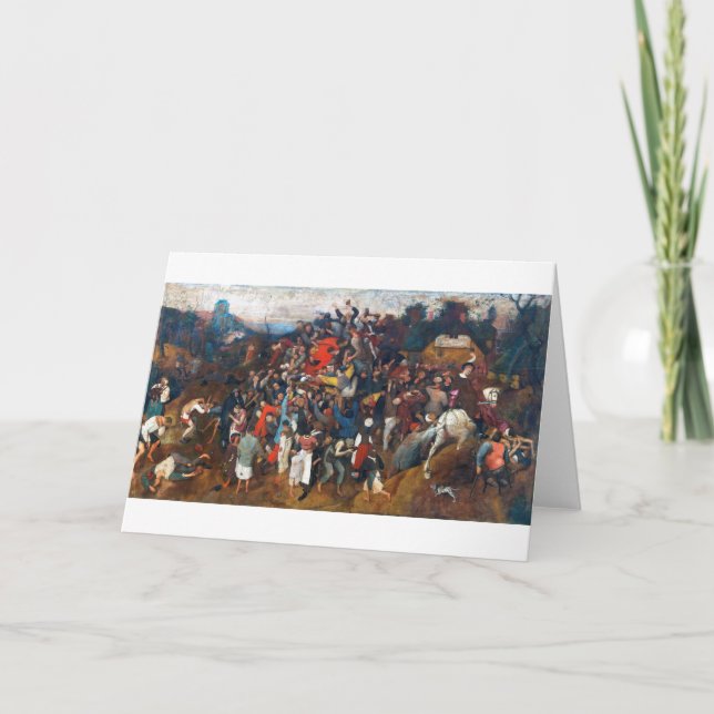 Carte Le vin de Saint Martin, Pieter Bruegel (Devant)