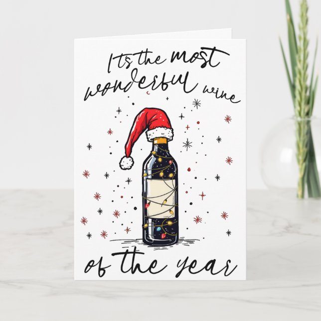 Carte Le vin le plus merveilleux de l'année  (Devant)