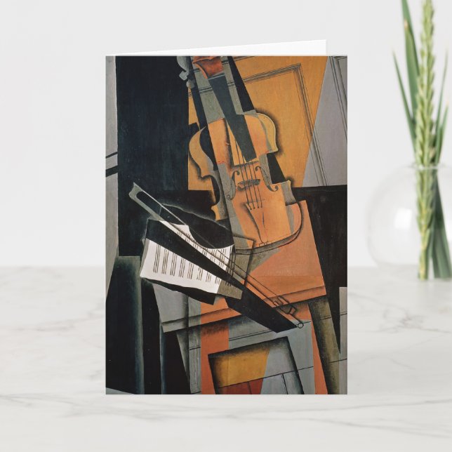 Carte Le violon, 1916 (Devant)