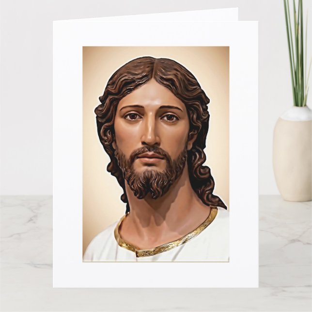 Carte LE VISAGE DE JÉSUS par Mark Edward Westerfield (Devant)
