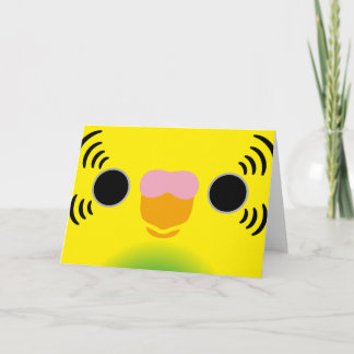 Carte Le visage d'un camarade de pieds récessifs