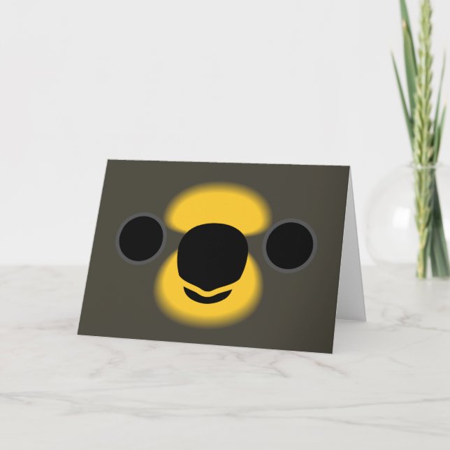 Carte Le visage d'une gloire Brown (Devant)
