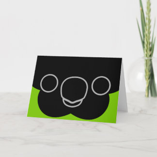 Carte Le visage d'une perruque de Nanday