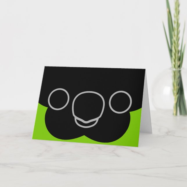 Carte Le visage d'une perruque de Nanday (Devant)