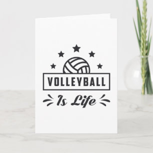 Carte Le volleyball est vie Sports Plage Volleyball Cade
