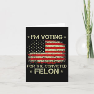 Carte Le vote condamné Felon 2024 - Trump 2024 condamné