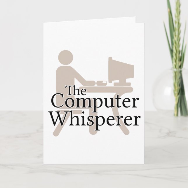 Carte Le Whisperer d'ordinateur (Devant)