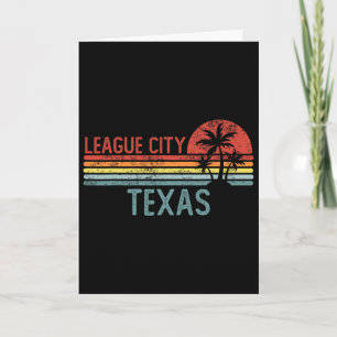 Carte League City Texas Drôle Usa City Trip Home Racines