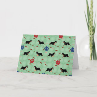 Carte Leaping Doberman