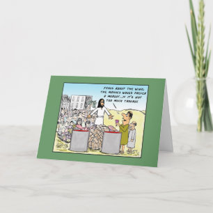 Carte L'eau dans le vin Anniversaire