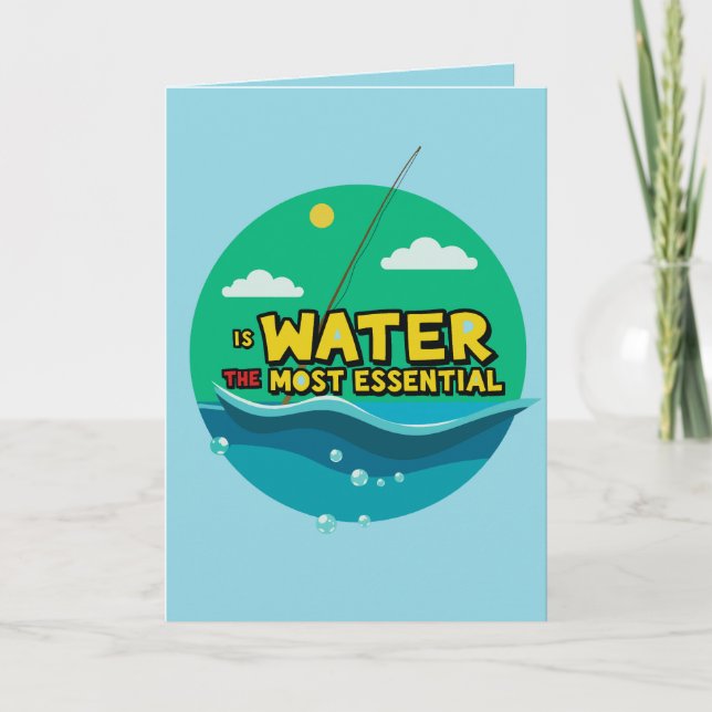 Carte L'eau est-elle la ressource la plus essentielle po (Devant)
