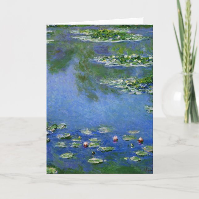Carte L'eau Lillies de Monet (Devant)
