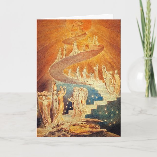 Carte :  L'échelle de Jacob - William Blake (Devant)