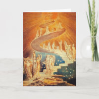 Carte :  L'échelle de Jacob - William Blake