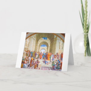 Carte L'école d'Athènes, Raphael