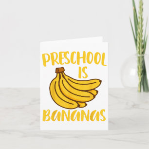Carte L'École Préscolaire Est La Banane Enseignant Retou