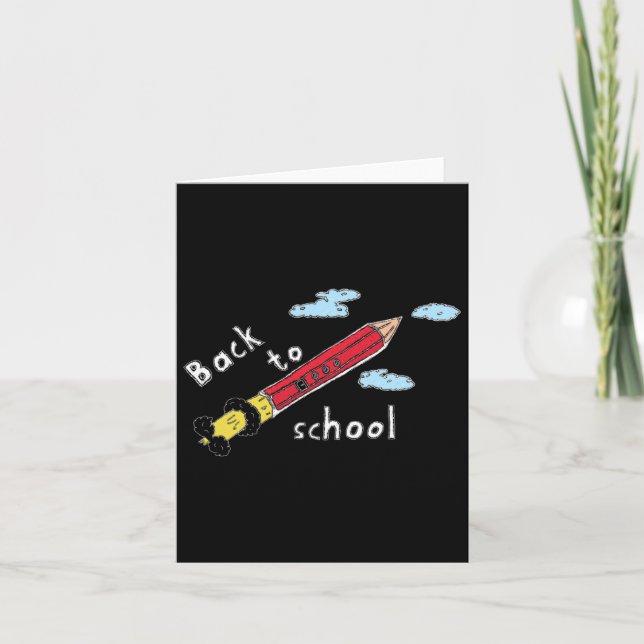 Carte L'école recommence (Devant)