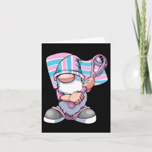 Carte Lecteur de crosse transgenre Lgbt-q Gnome Trans Pr