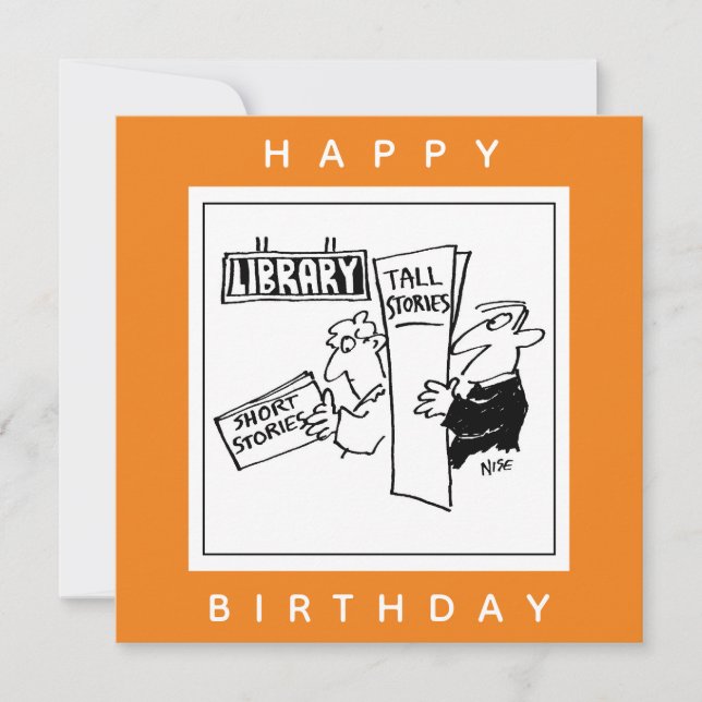 Carte Lecteurs de livres dans un dessin de bibliothèque (Devant)