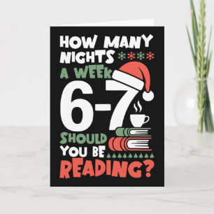Carte Lecture Amusante 67 Mème Prof d'Anglais Noël Bo