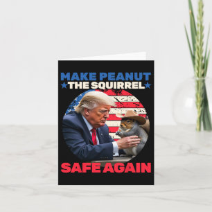Carte L'écureuil Trump sécurise à nouveau l'écureuil d'a