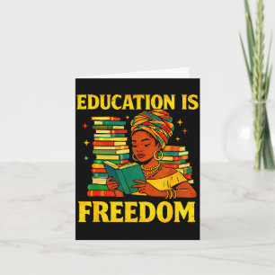 Carte L'éducation à l'histoire noire des enseignants est