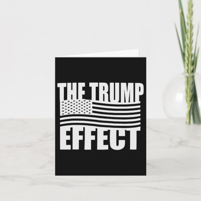 Carte L'effet Trump amusant Trump 2024 : prendre l'Améri (Devant)