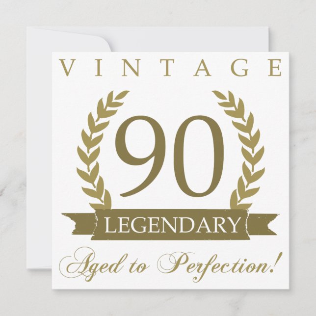 Carte Légendaire 90e anniversaire (Devant)