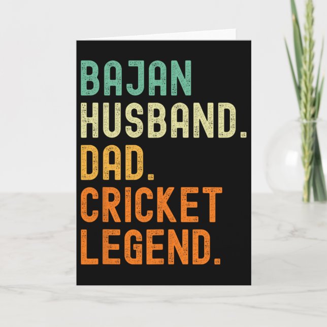 Carte Légende de cricket Jan Husnd Dad Rdos  (Devant)