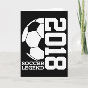 Carte Légende du football pour 8e anniversaire
