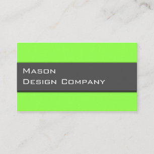 Carte légère à deux tons de chaux et gris élégant