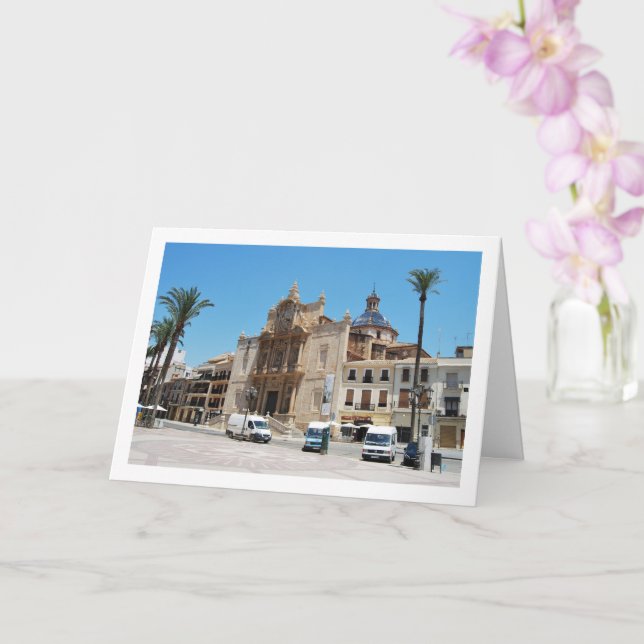 Carte L'Église de l'Assomption de Notre-Dame, Lliria (Orchidée)