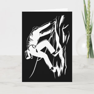 Carte #lele Grimpeur Escalade en Montagne Grimpeur de Ro