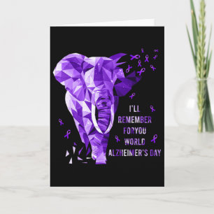 Carte L'éléphant se souviendra pour vous du monde Heimer