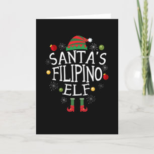 Carte L'elfe philippin du Père Noël - Noël aux Philippin