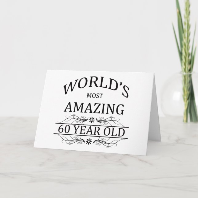 Carte L'enfant de 60 ans le plus Extraordinaire du monde (Devant)