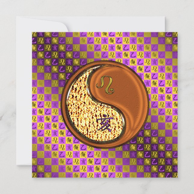 Carte Leo & Boar (Devant)