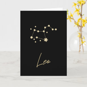 Carte Leo Constellation Zodiac