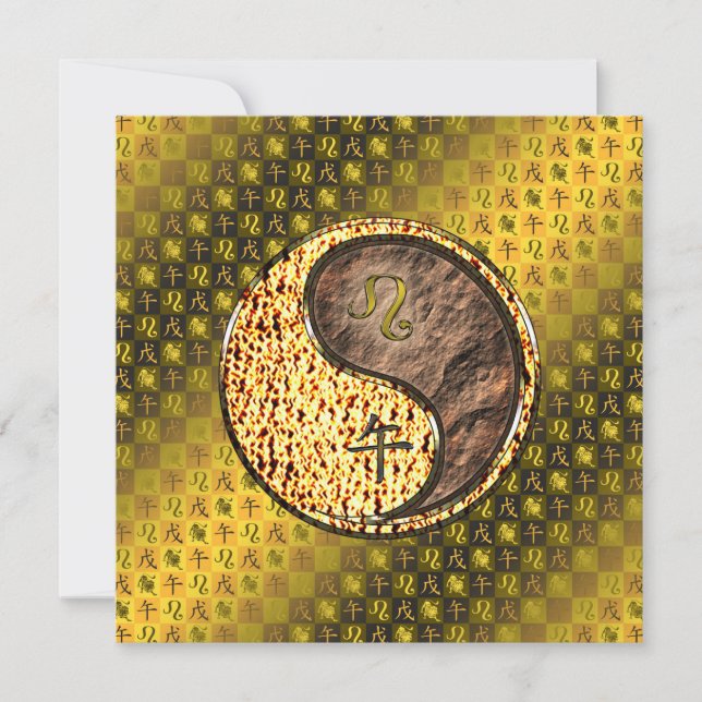 Carte Leo & Earth Horse (Devant)